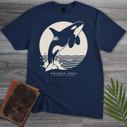 Moonlit Breach Orca T Shirt Gift For Nature Lover