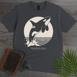 Moonlit Breach Orca T Shirt Gift For Nature Lover
