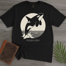Moonlit Breach Orca T Shirt Gift For Nature Lover