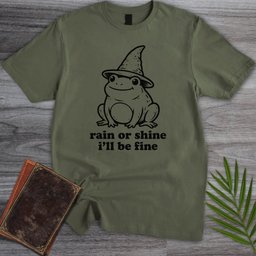 Rain Or Shine Frog T Shirt Gift For Frog Lover