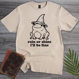 Rain Or Shine Frog T Shirt Gift For Frog Lover