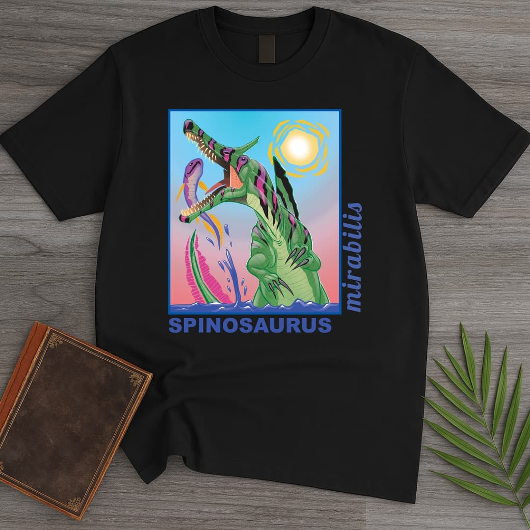 Spinosaurus River Phantom Strike T Shirt Gift For Nature Lover