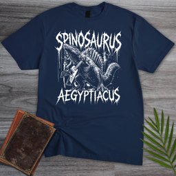 Metal Rockin Spinosaurus T Shirt Gift For Nature Lover