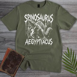 Metal Rockin Spinosaurus T Shirt Gift For Nature Lover