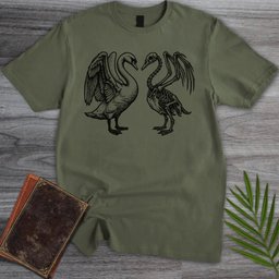 Shrink Wrapped Swan T Shirt Gift For Nature Lover