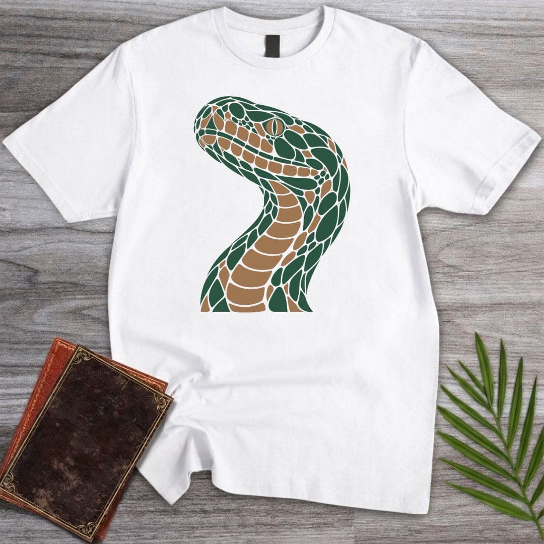 Snake Mosaic T Shirt Gift For Nature Lover
