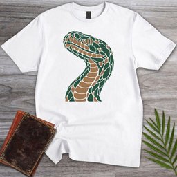 Snake Mosaic T Shirt Gift For Nature Lover