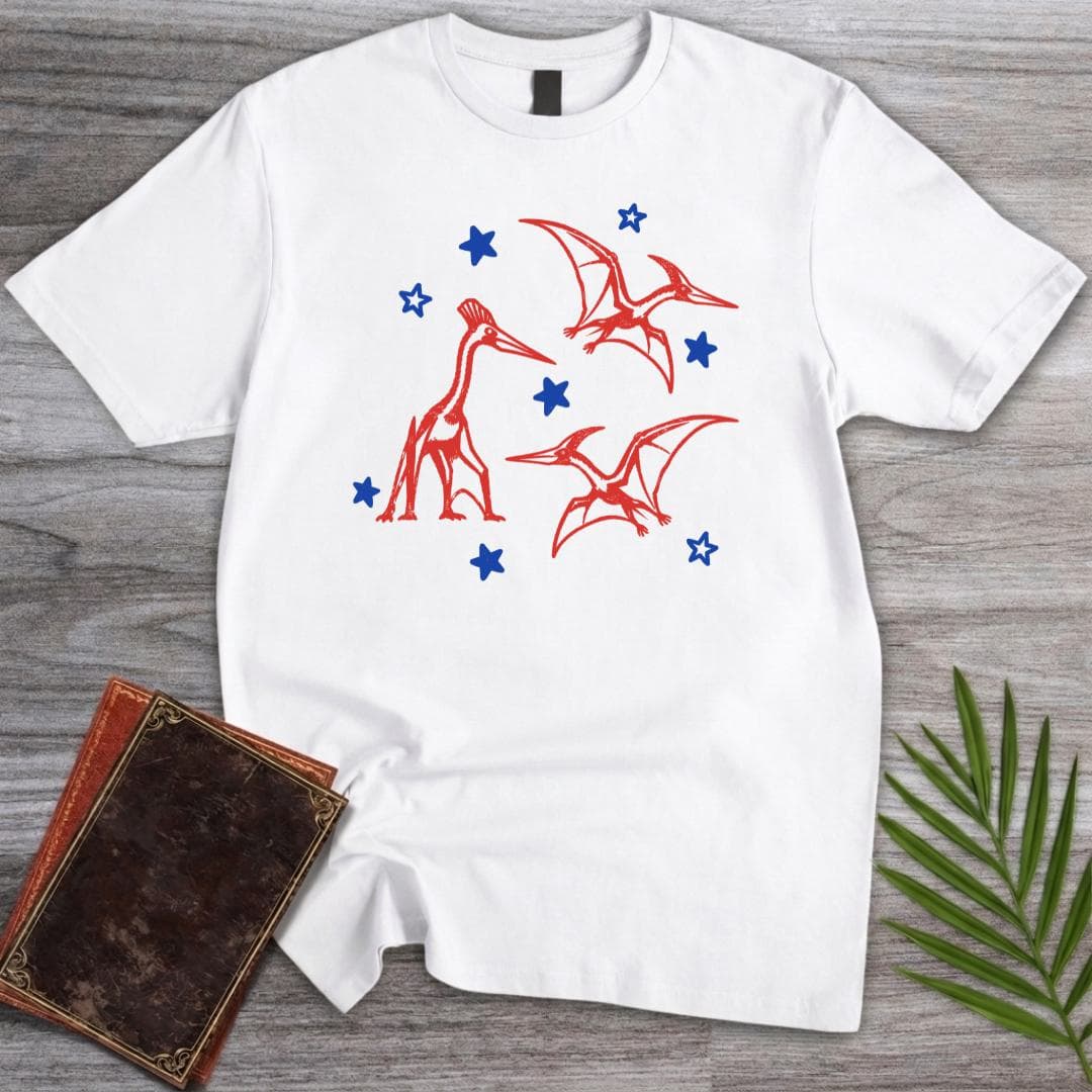 Quetzalcoatlus Stars T Shirt Gift For Nature Lover