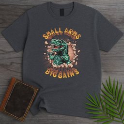 Small Arms Big Gains T Shirt Gift For Nature Lover