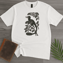 Microraptor Among Leaves T Shirt Gift For Nature Lover