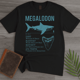 Megalodon Leviathan Of The Shallows T Shirt Gift For Nature Lover