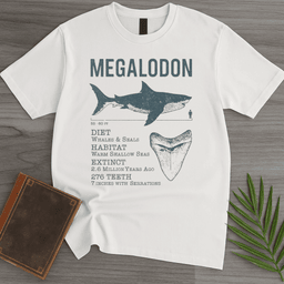 Megalodon Leviathan Of The Shallows T Shirt Gift For Nature Lover