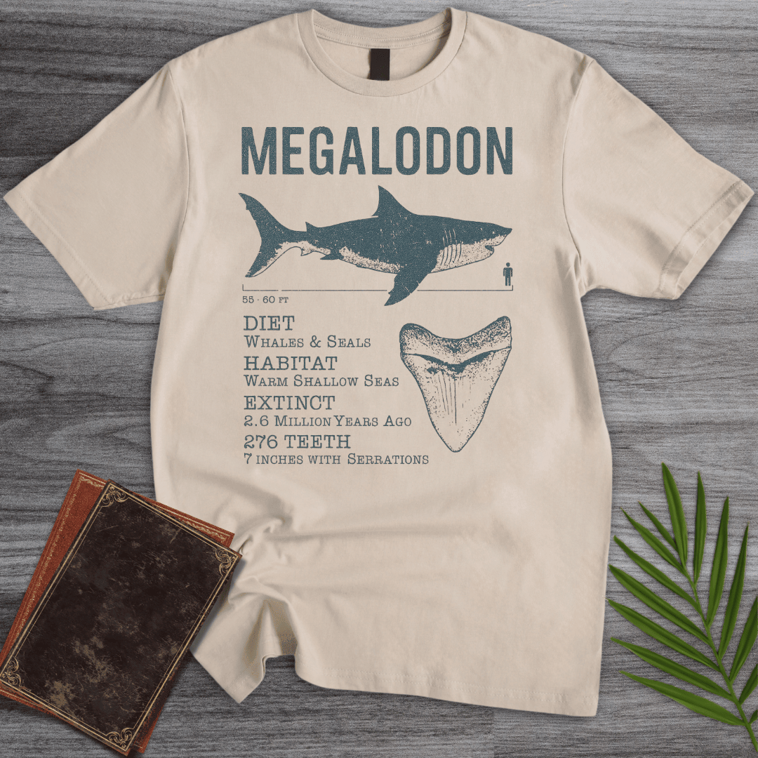Megalodon Leviathan Of The Shallows T Shirt Gift For Nature Lover