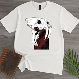 Smilodon Fatalis Not A Tiger T Shirt Gift For Nature Lover