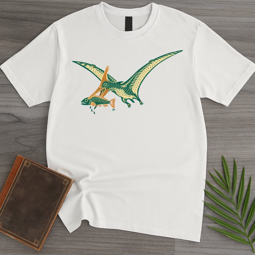 Pteranodon Fish Snatcher T Shirt Gift For Nature Lover