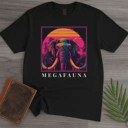 Megafauna Mammoth At Dusk T Shirt Gift For Nature Lover