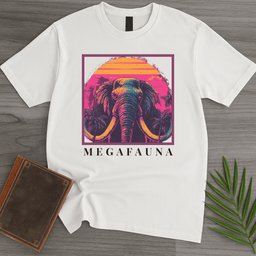 Megafauna Mammoth At Dusk T Shirt Gift For Nature Lover