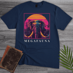 Megafauna Mammoth At Dusk T Shirt Gift For Nature Lover