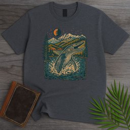 Mosasaur Mountain Tide T Shirt Gift For Nature Lover