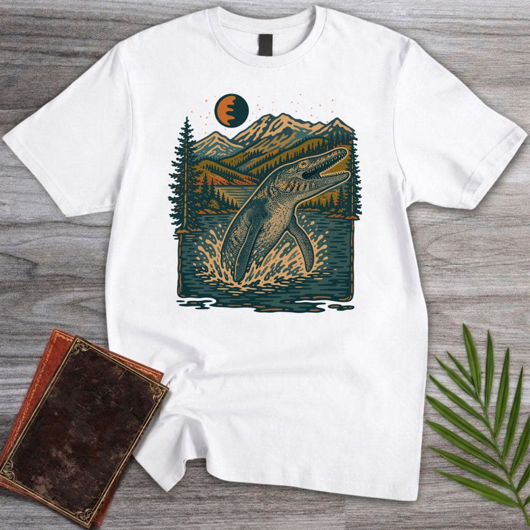 Mosasaur Mountain Tide T Shirt Gift For Nature Lover