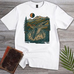 Mosasaur Mountain Tide T Shirt Gift For Nature Lover