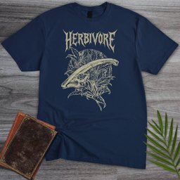 Metal Parasaurolophus Ferns T Shirt Gift For Nature Lover