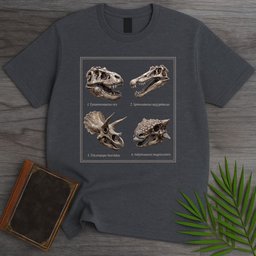 Prehistoric Darwinian Fossil Chart T Shirt Gift For Nature Lover