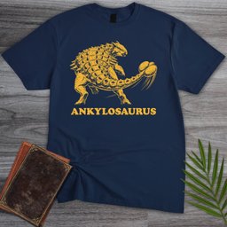 Old School Ankylosaurus T Shirt Gift For Nature Lover