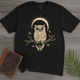 Night Owl Moonlight T Shirt Gift For Nature Lover