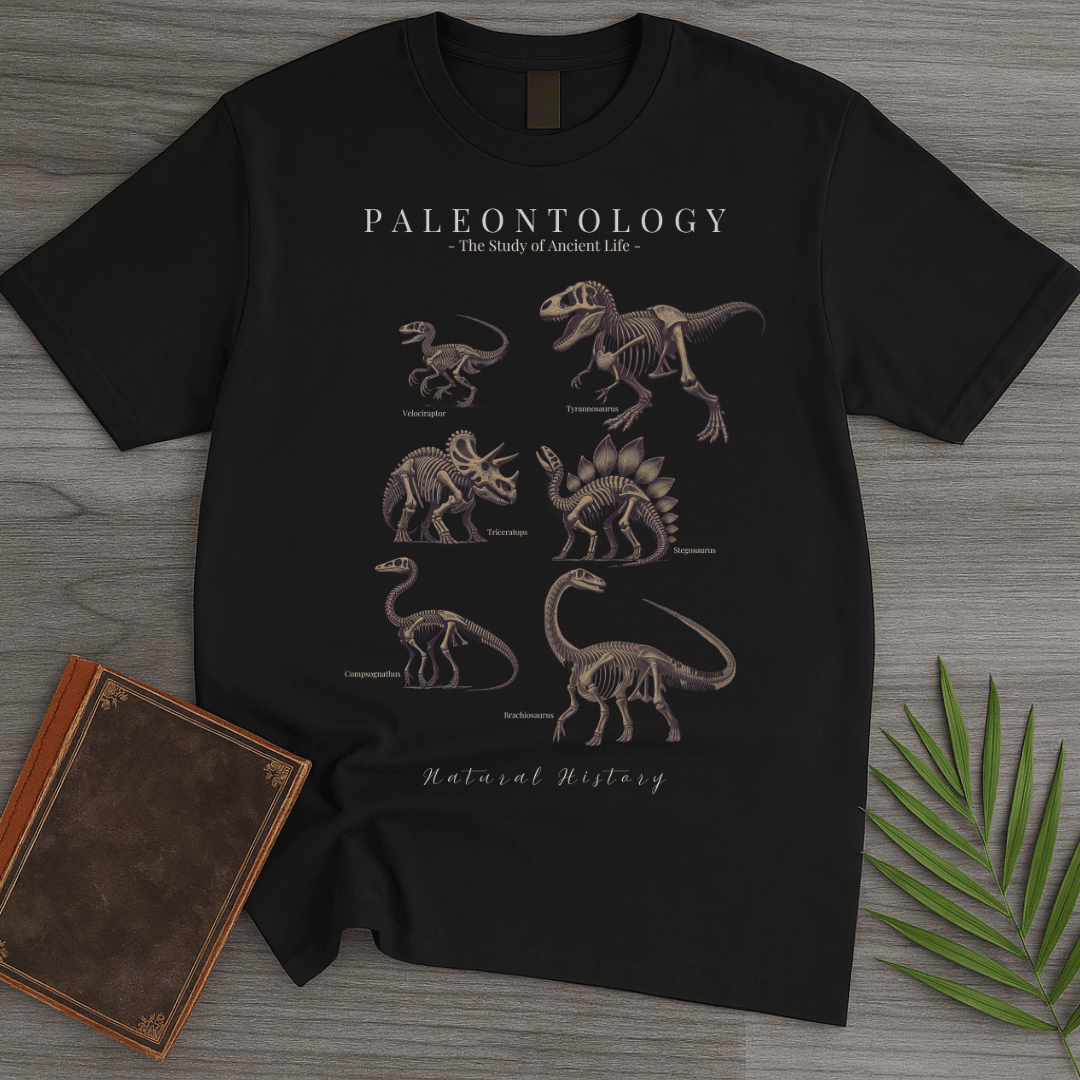 Paleontology Fossil Education T Shirt Gift For Dinosaur Lover