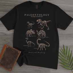 Paleontology Fossil Education T Shirt Gift For Dinosaur Lover