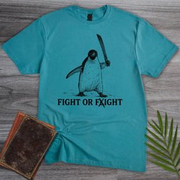 Penguin Fight Or Fight T Shirt Gift For Nature Lover