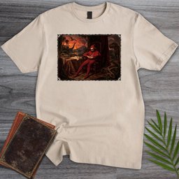 Prehistoric Jester Art T Shirt Gift For Nature Lover