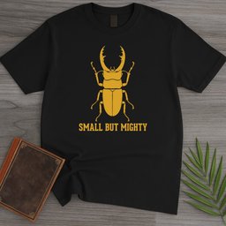 Small But Mighty Beetle T Shirt Gift For Nature Lover