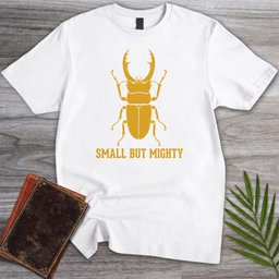 Small But Mighty Beetle T Shirt Gift For Nature Lover