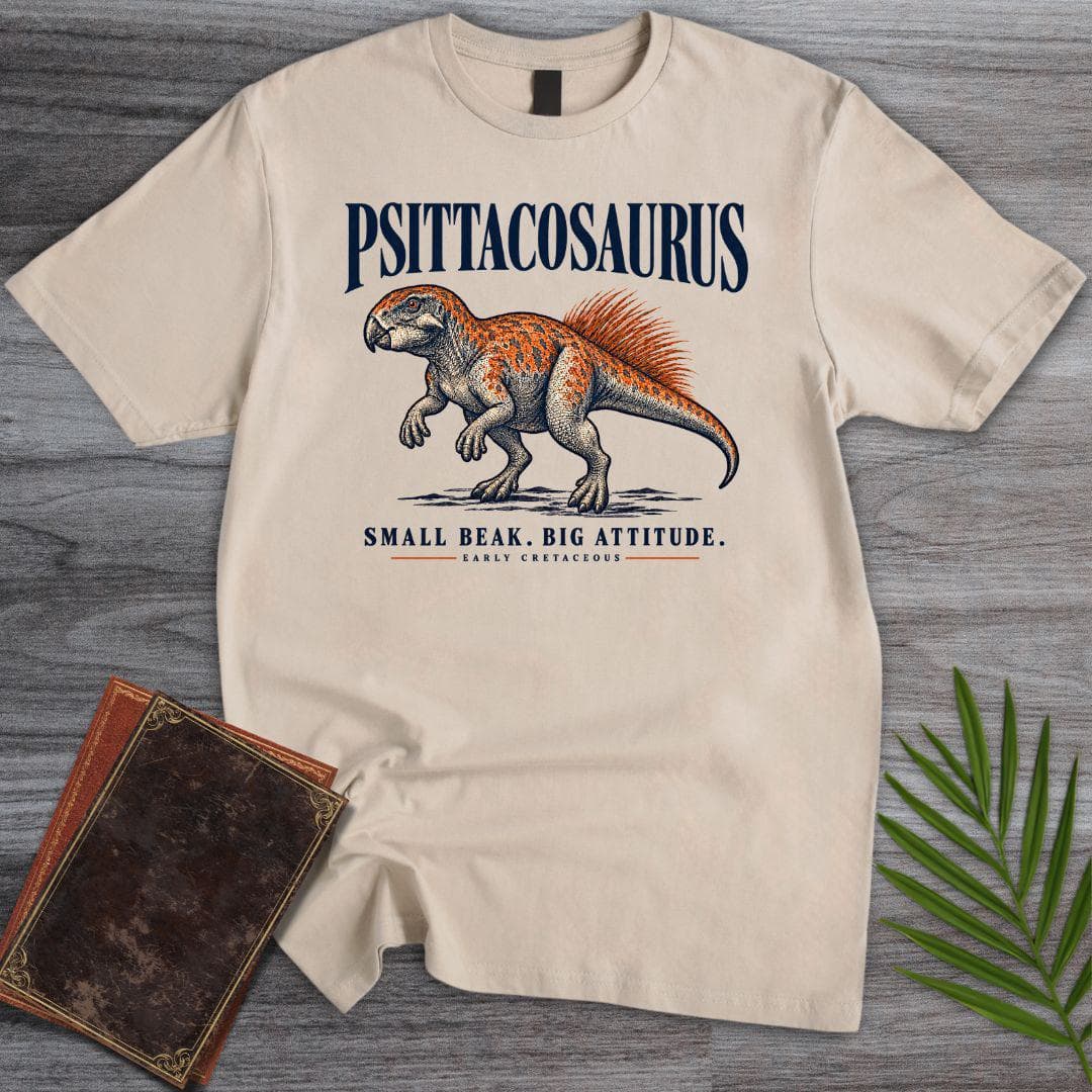 Psittacosaurus Small Beak Big Attitude T Shirt Gift For Nature Lover