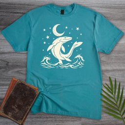 Moonlit Mosasaur T Shirt Gift For Nature Lover
