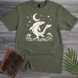 Moonlit Mosasaur T Shirt Gift For Nature Lover