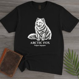 Rabbit Footed Arctic Fox T Shirt Gift For Nature Lover