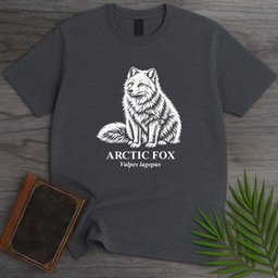 Rabbit Footed Arctic Fox T Shirt Gift For Nature Lover