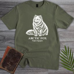 Rabbit Footed Arctic Fox T Shirt Gift For Nature Lover