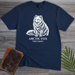 Rabbit Footed Arctic Fox T Shirt Gift For Nature Lover