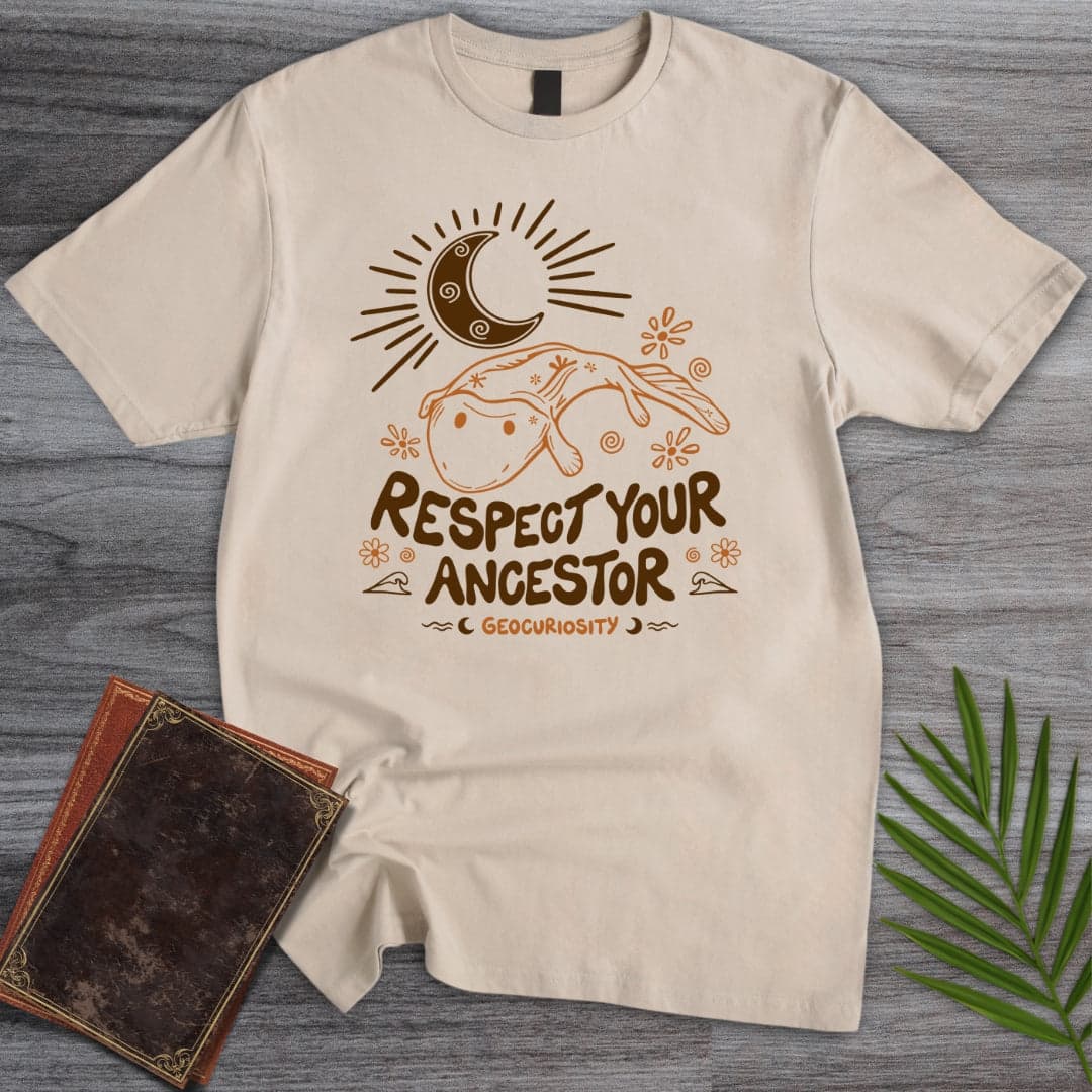 Respect Your Tiktaalik Ancestor T Shirt Gift For Nature Lover
