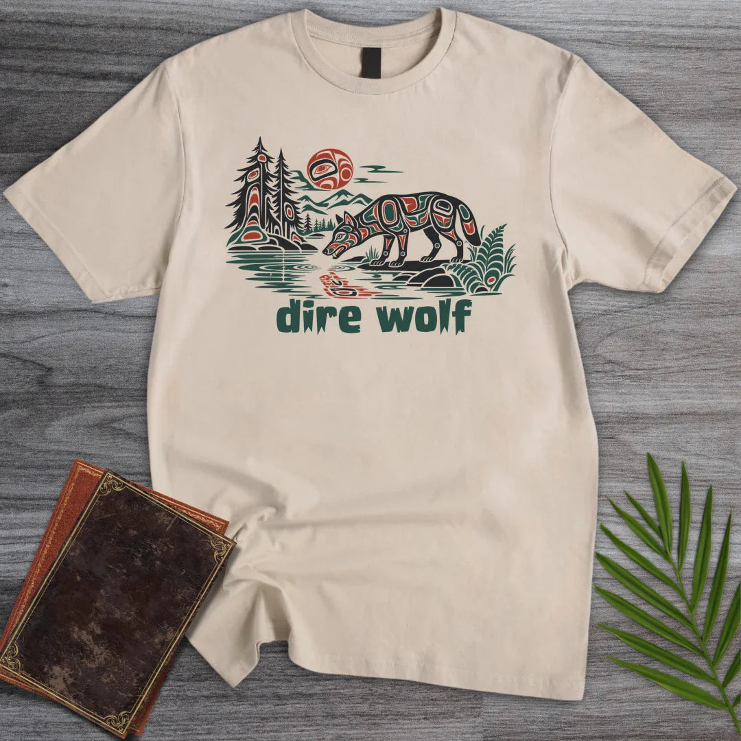 Pacific Northwest Dire Wolf T Shirt Gift For Nature Lover