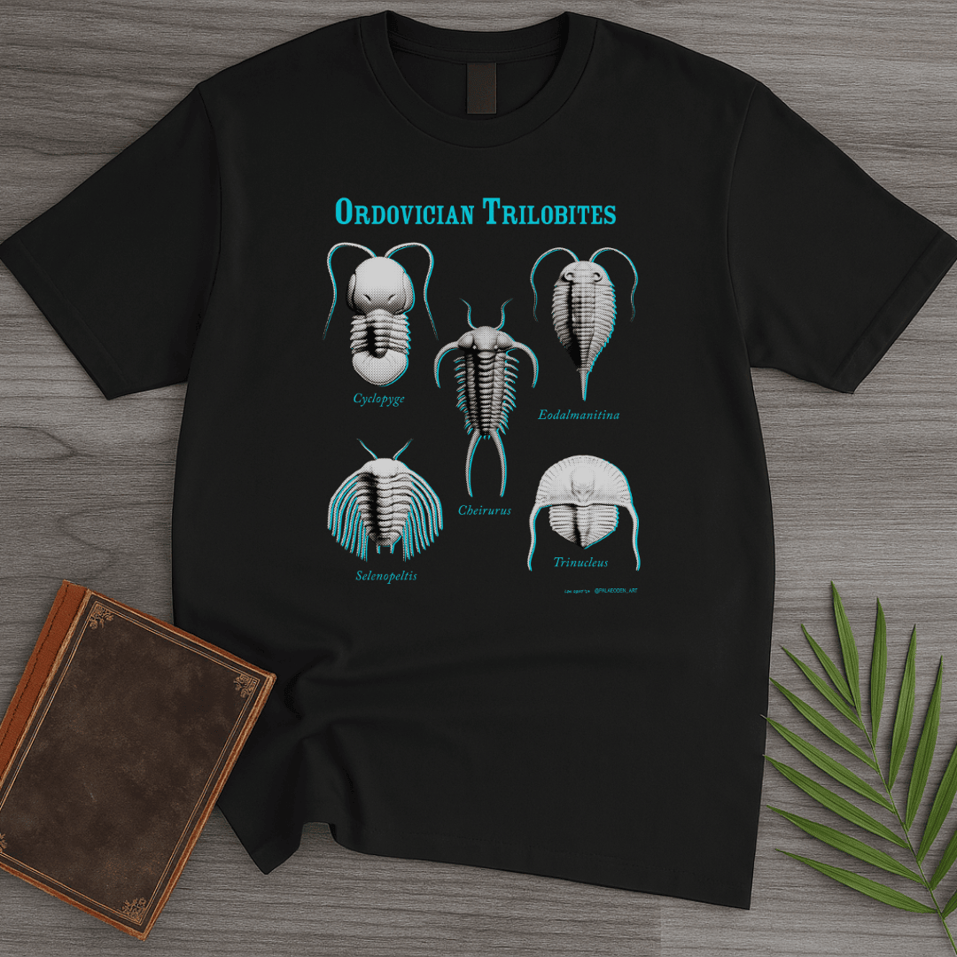 Ordovician Trilobite Genera T Shirt Gift For Nature Lover