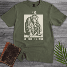 Return To Monke Saru T Shirt Gift For Nature Lover