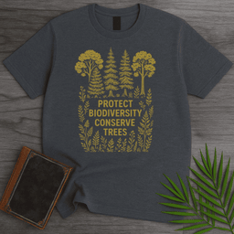 Protect Biodiversity Conserve Trees T Shirt Gift For Nature Lover