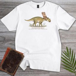 Painted Frill Chasmosaurus T Shirt Gift For Nature Lover