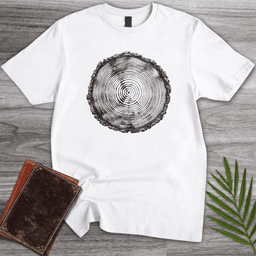 Natural Time Tree Ring T Shirt Gift For Nature Lover