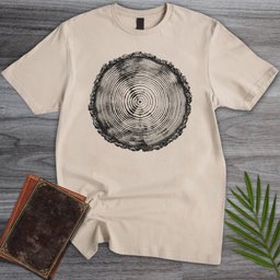 Natural Time Tree Ring T Shirt Gift For Nature Lover